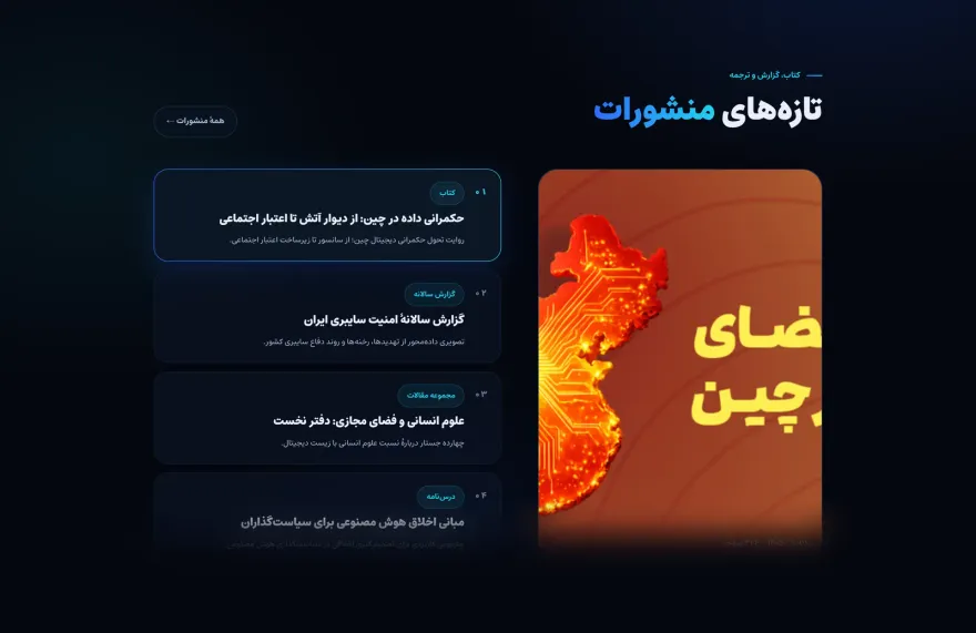 thecsri.ir — مرجع آنلاین پژوهش فضای مجازی